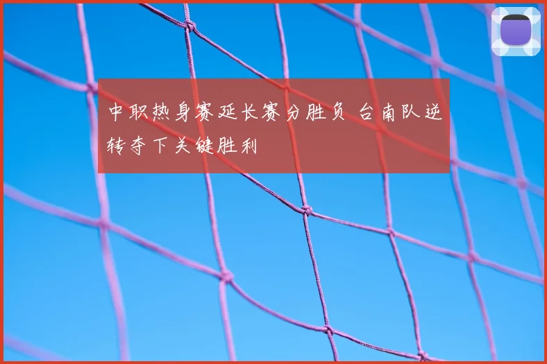 中职热身赛延长赛分胜负 台南队逆转夺下关键胜利